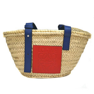 Loewe Basket Bag Tote Red Blue